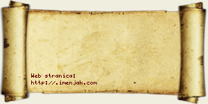 Isak Crnišavac vizit kartica